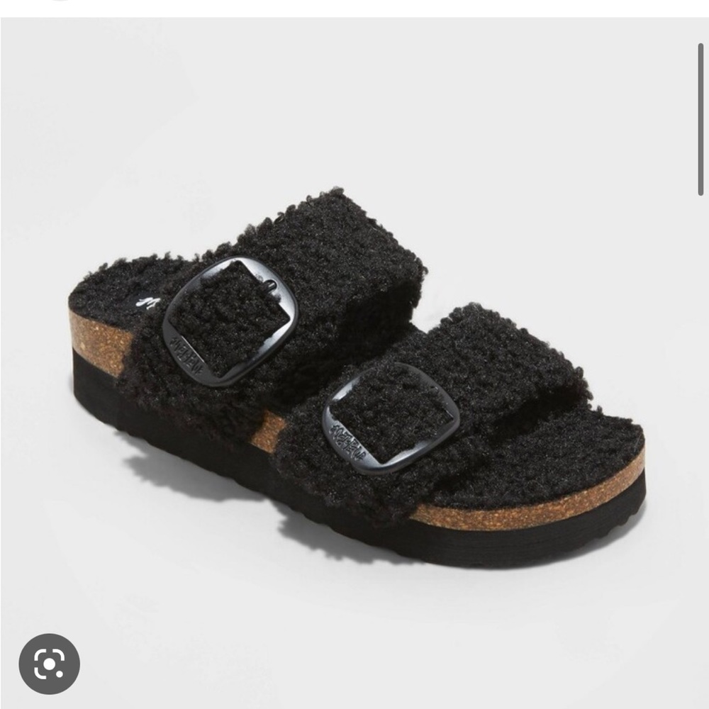 Target Mad Love Sandal Faux Fur Size 10